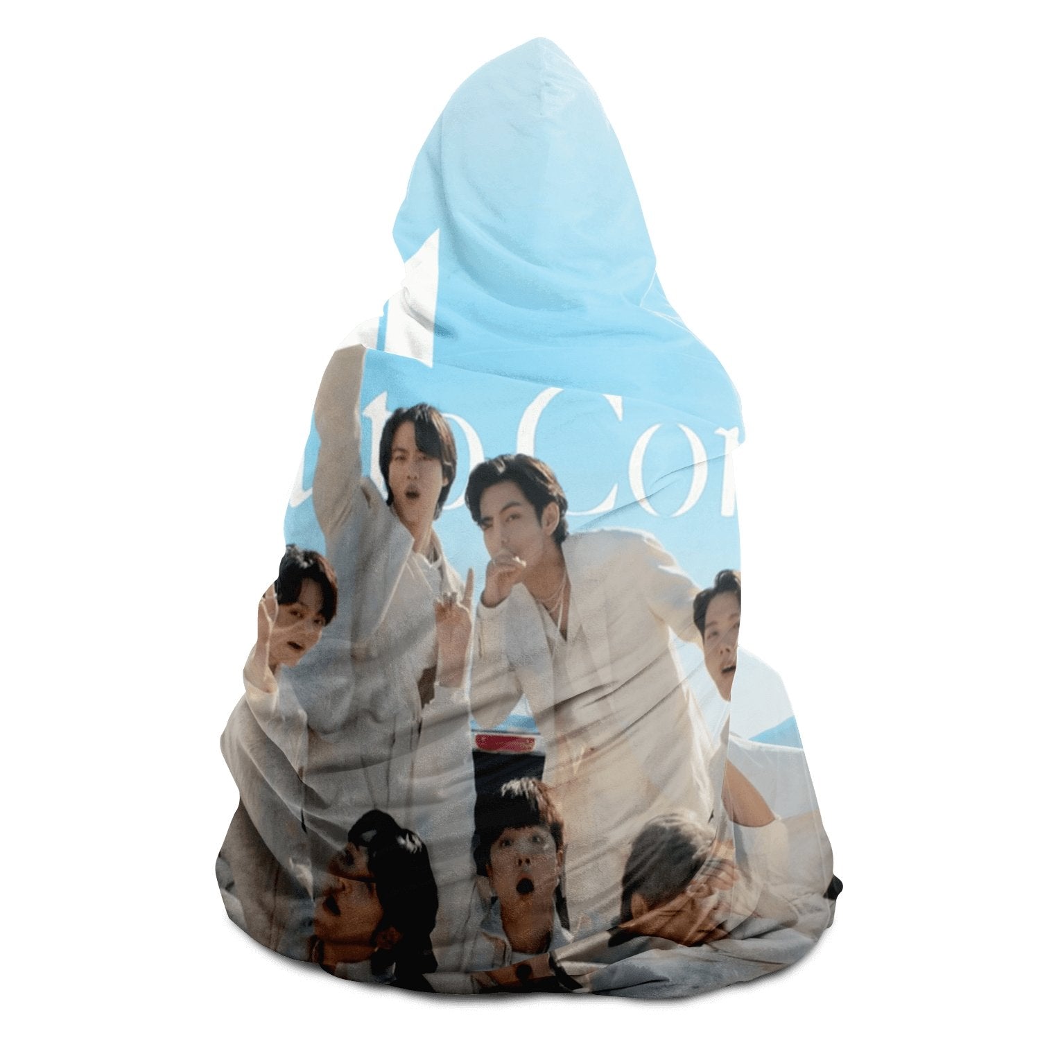 BTS 'Yet To Come' Hooded Blanket - The Shop Stan