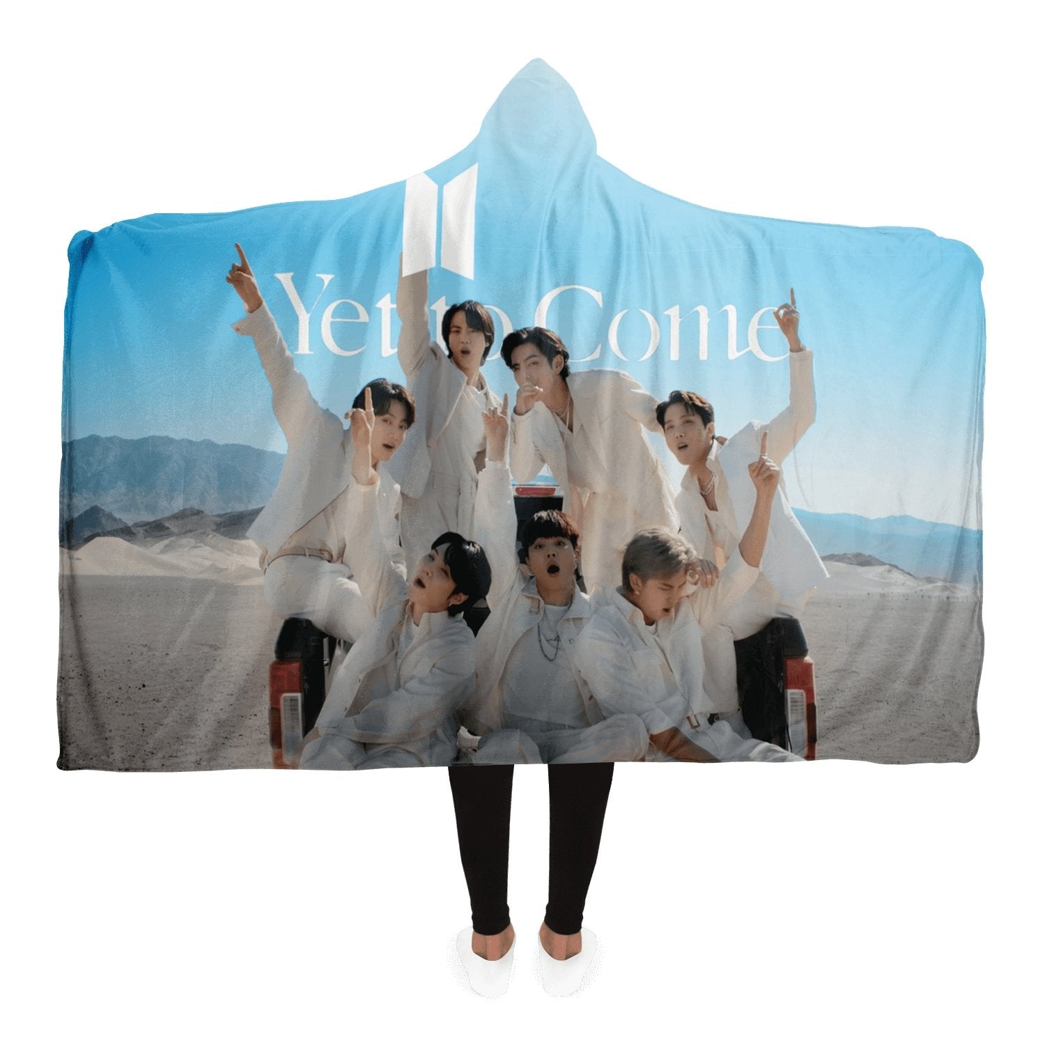 BTS 'Yet To Come' Hooded Blanket - The Shop Stan