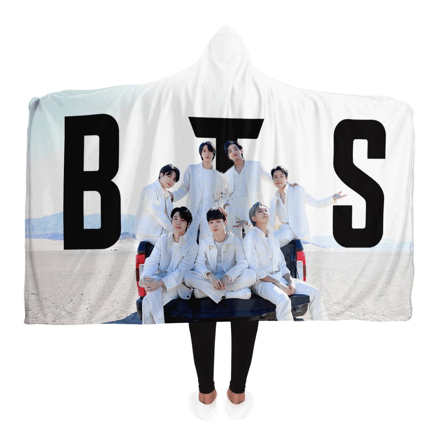 BTS 'Yet To Come' MV Hooded Blanket - The Shop Stan