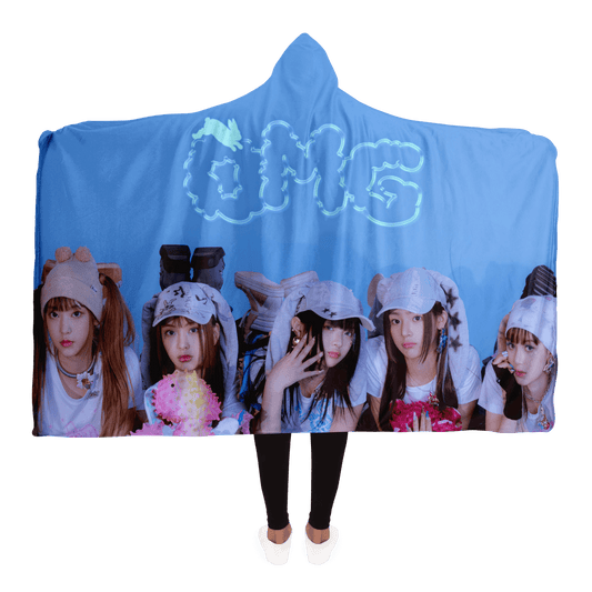 NewJeans OMG Hooded Blanket