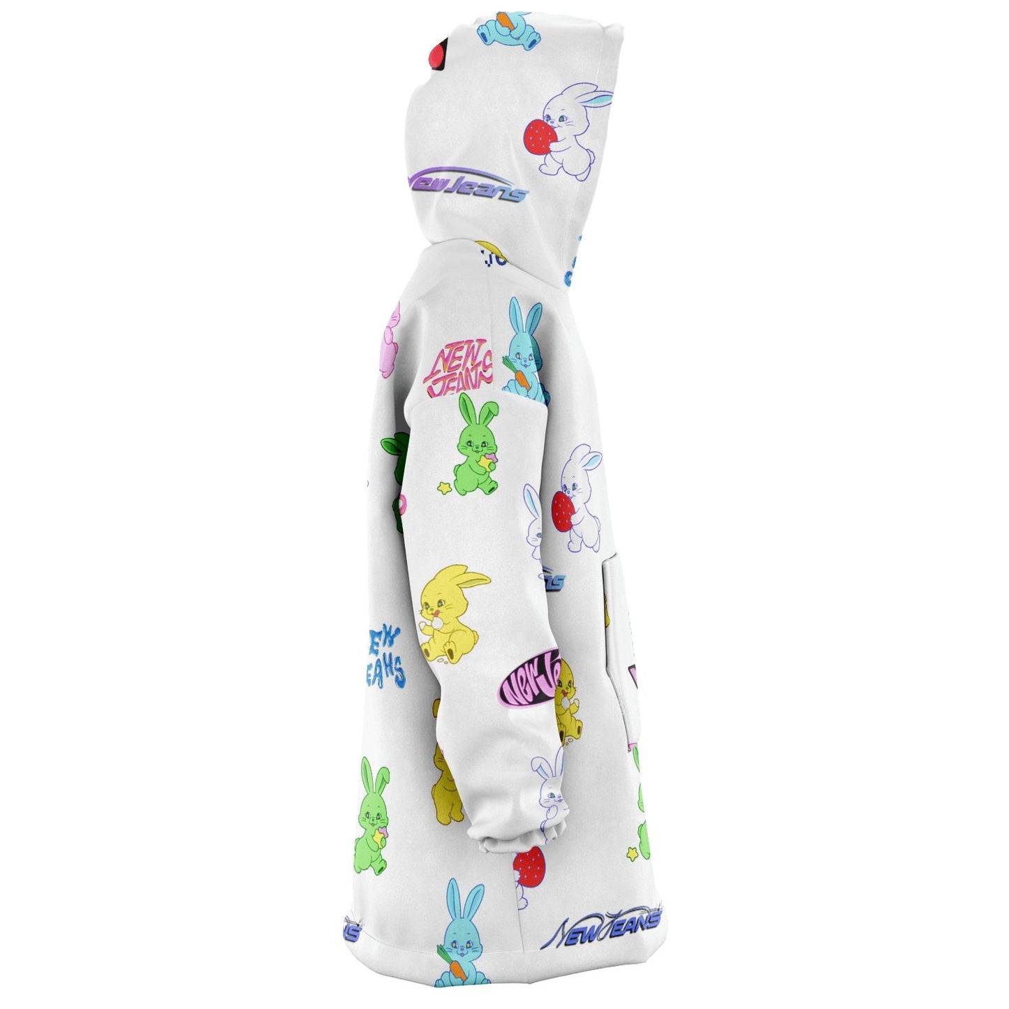 NewJeans Bunnies Big Blanket Hoodie - The Shop Stan