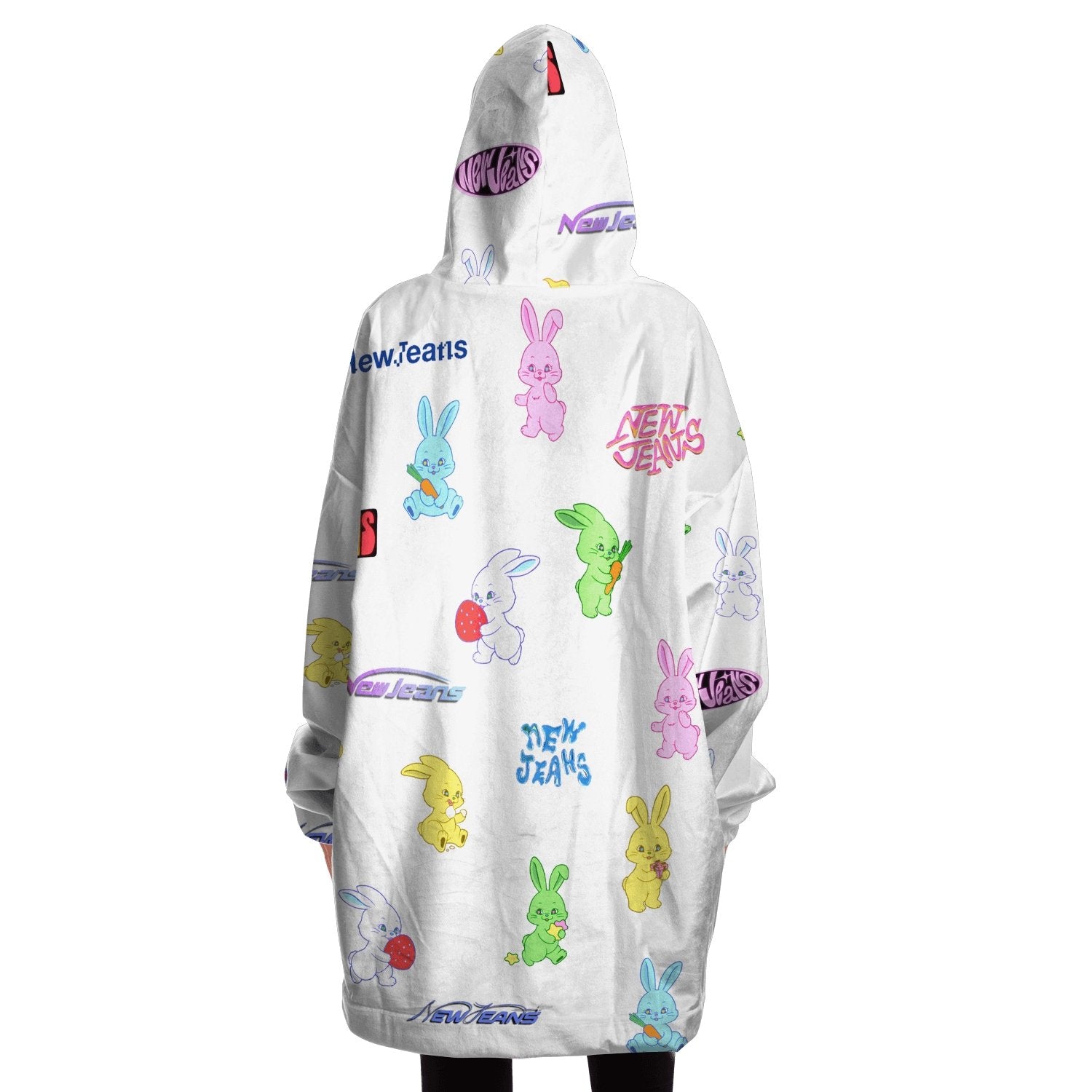 NewJeans Bunnies Big Blanket Hoodie - The Shop Stan